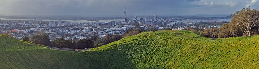 panorama of Auckland City