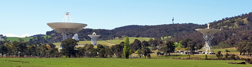panorama of Canberra Deep Space Center