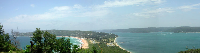 panorama palm beach in sydney