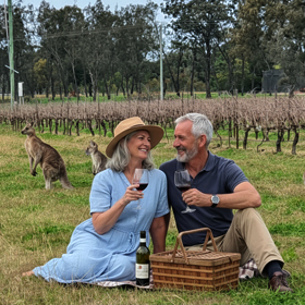 Andrew, your expert Sydney Tour Guide arranged wine tasting with kangaroos