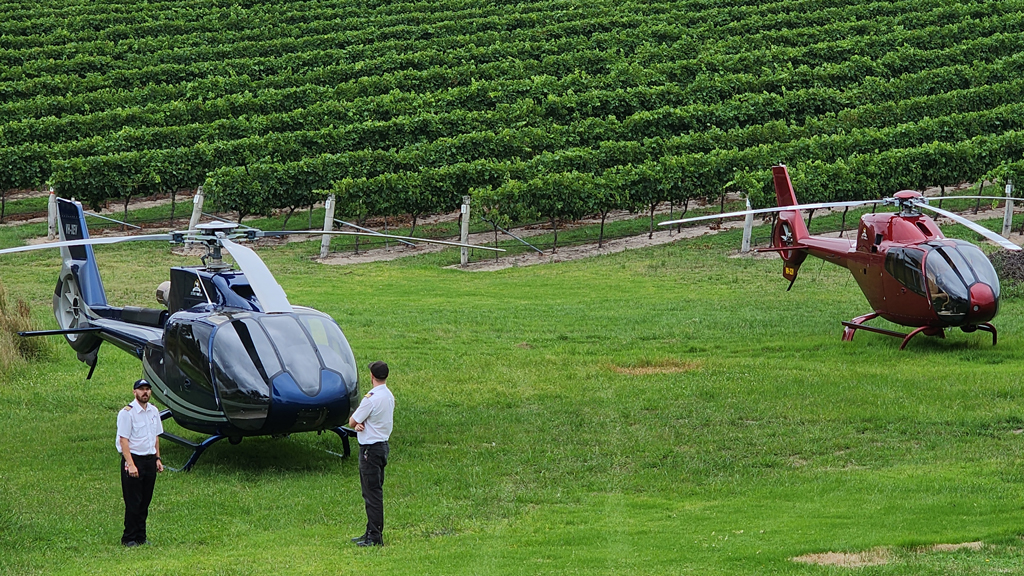 Blue Mountains luxury private tour — Megalong Valley winery descent with helicopter return option