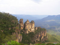 Blue Mountains (Three Sisters rock)