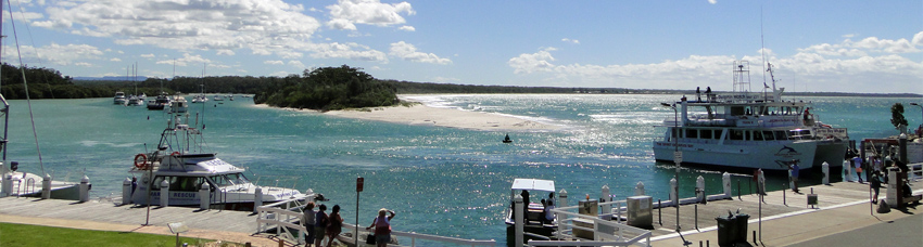 panorama of Jervis Bay
