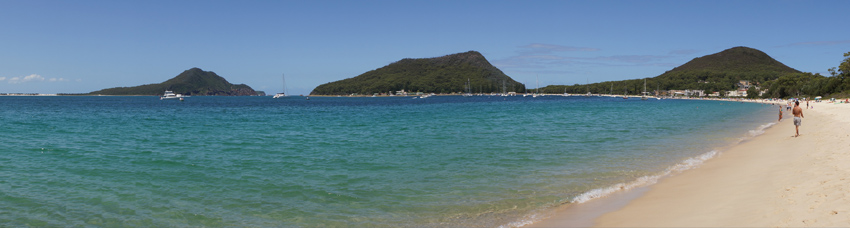 panorama of Nelson Bay